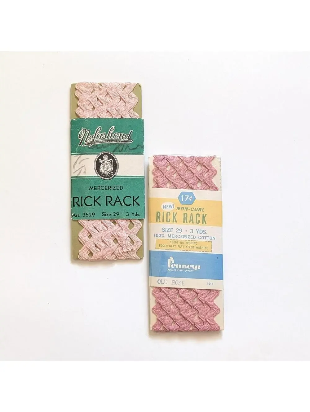 Vintage Rick Rack Lot - Pink & Purple Mix